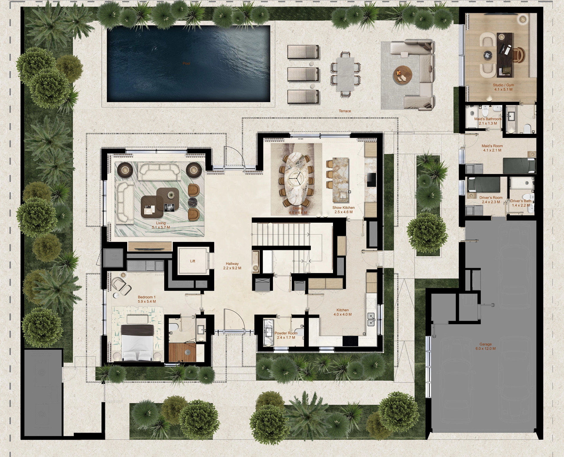5 BR - Type A